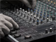 immagine del mixer dello studio di registrazione online del percussionista luca mattioni